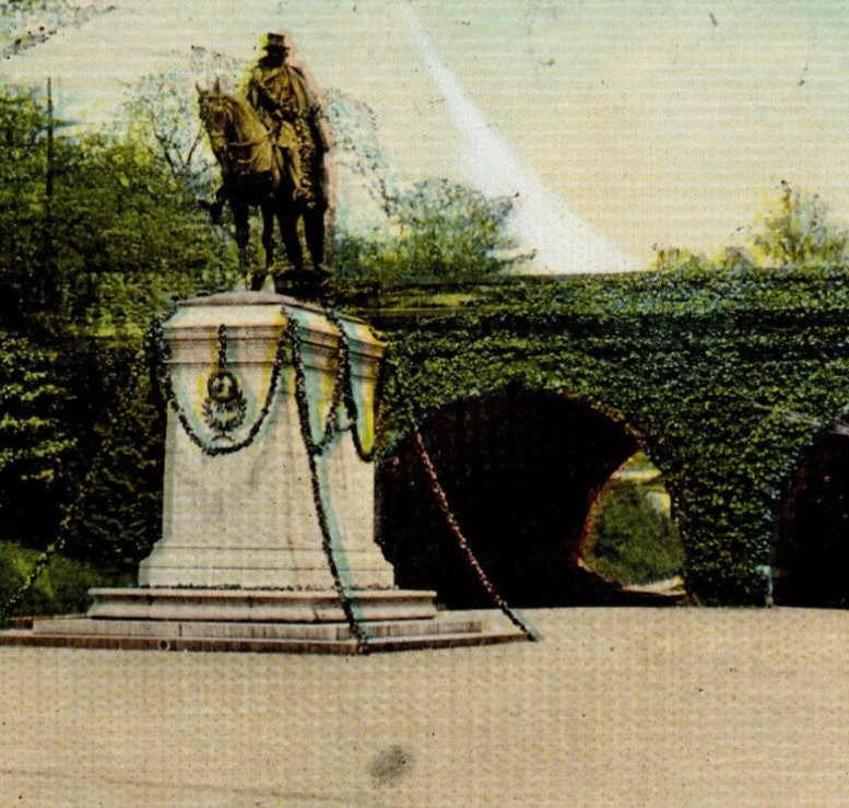 1910 Grants Monument Fairmount Park Philadelphia PA Statue Postcard