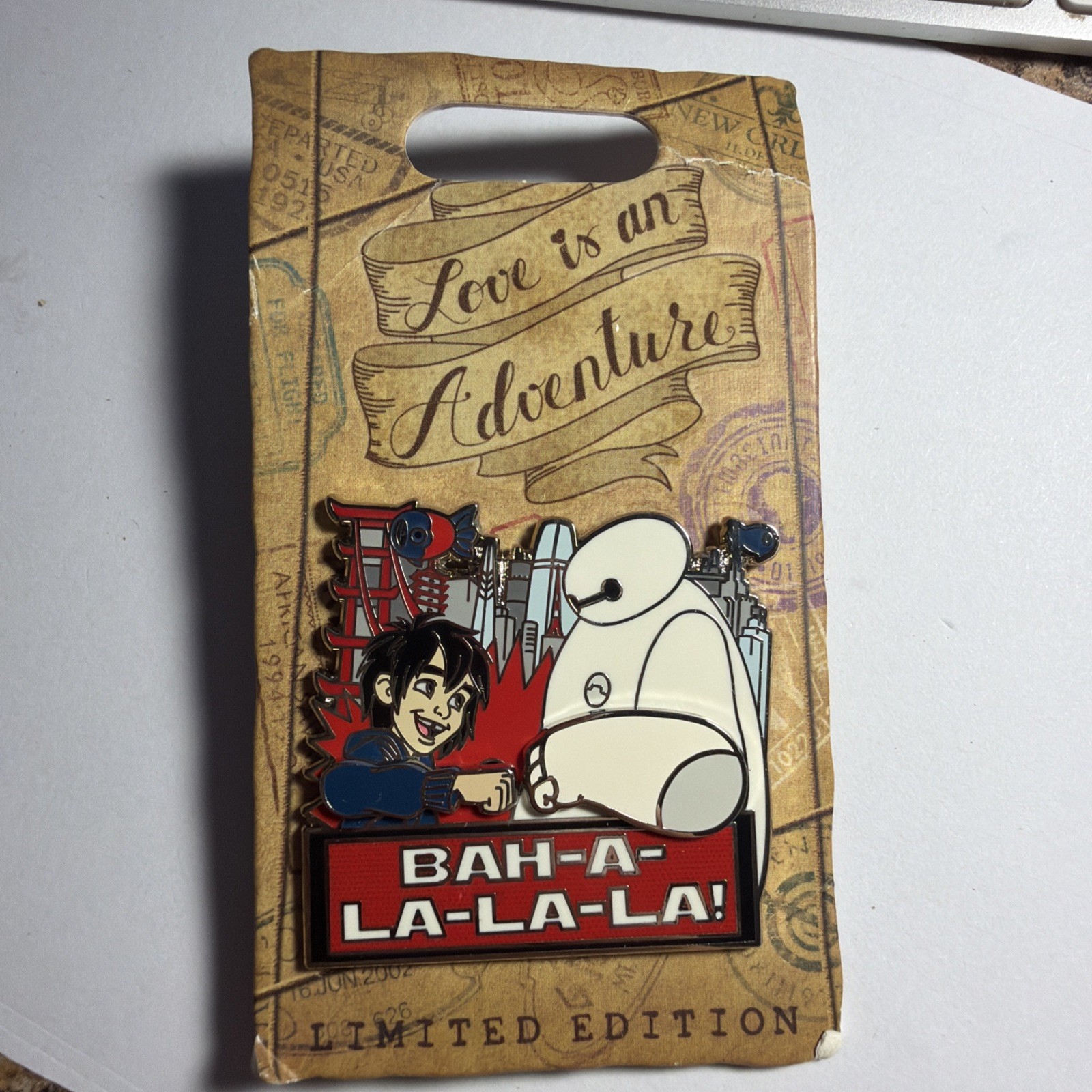Disney WDW Love is an Adventure Teamwork Big Hero 6 Baymax & Hiro LE 750 Pin Disney WDW Love is an Adventure Teamwork Big Hero 6 Baymax & Hiro LE 750 Pin