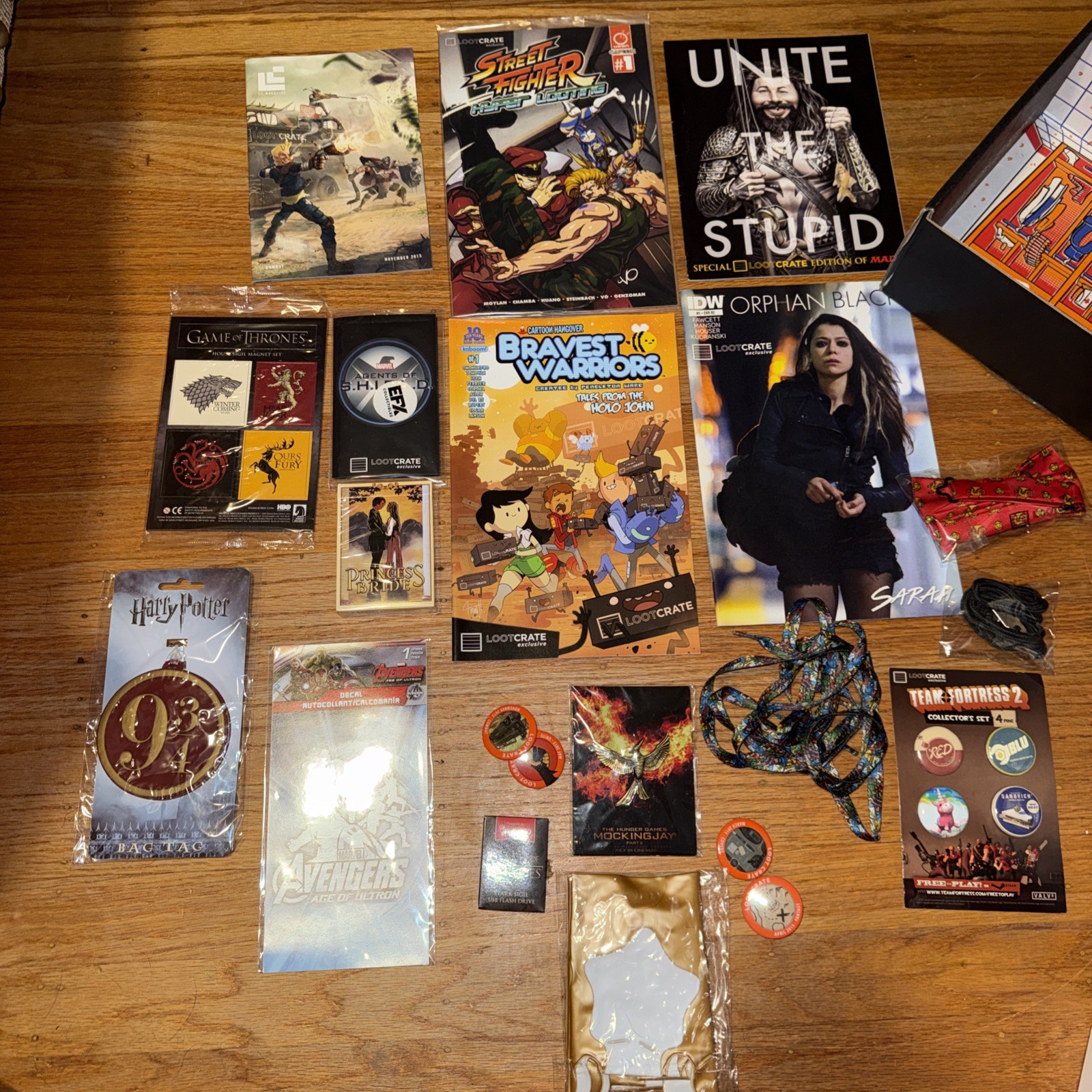 Large Lot Of Loot Crate Items - See Pics