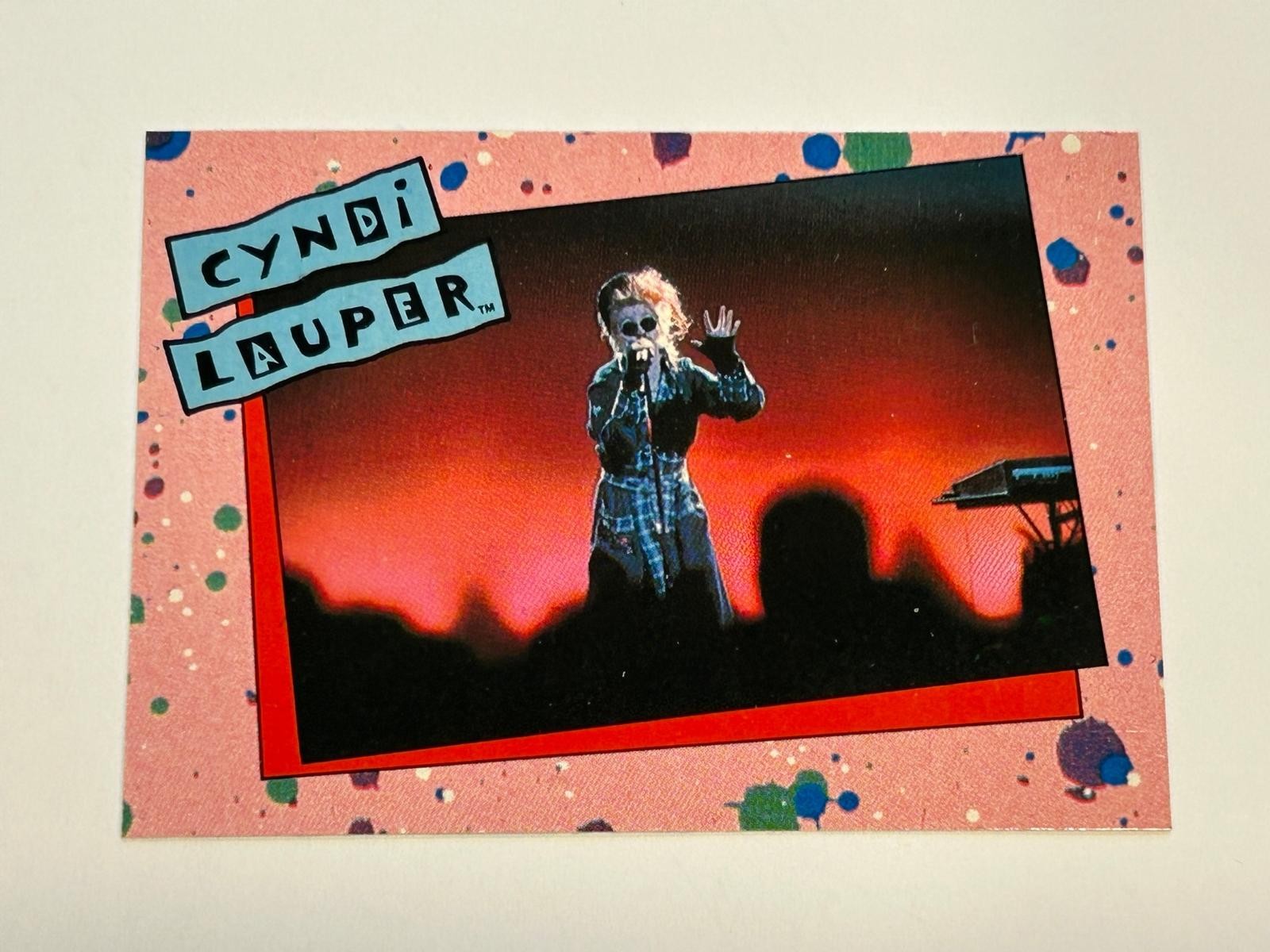 1985 Topps Cyndi Lauper #27 - Cyndi's speaking voice has often been compared