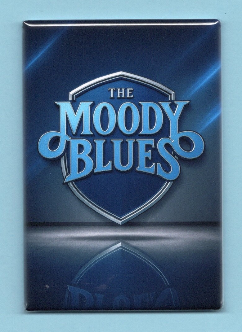 THE MOODY BLUES LOGO *2X3 FRIDGE MAGNET* ROCK N ROLL PROGRESSIVE PSYCHEDELIC ART