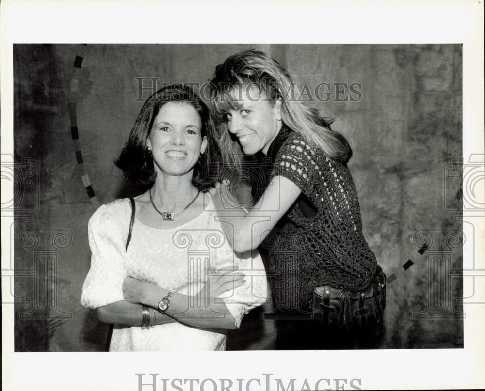 1984 Press Photo Tere Pantu & Robin Lanvin at Lowe Art Museum Event in Florida