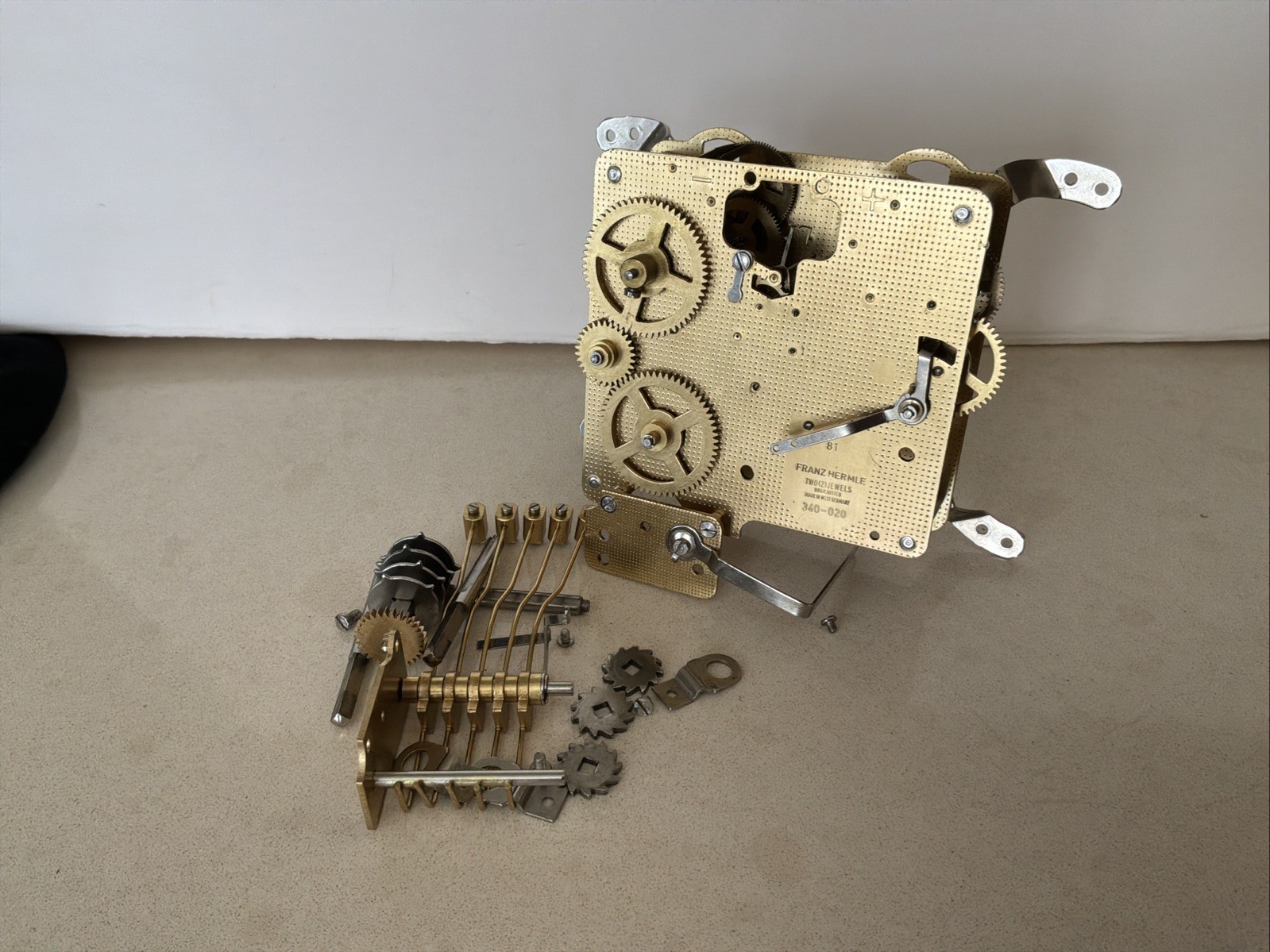Vintage Clock Parts. Germany.