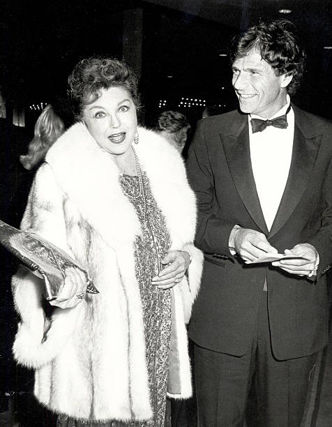 Esther Williams Edward Bell at 42nd Street Screening February 10 1- Old Photo