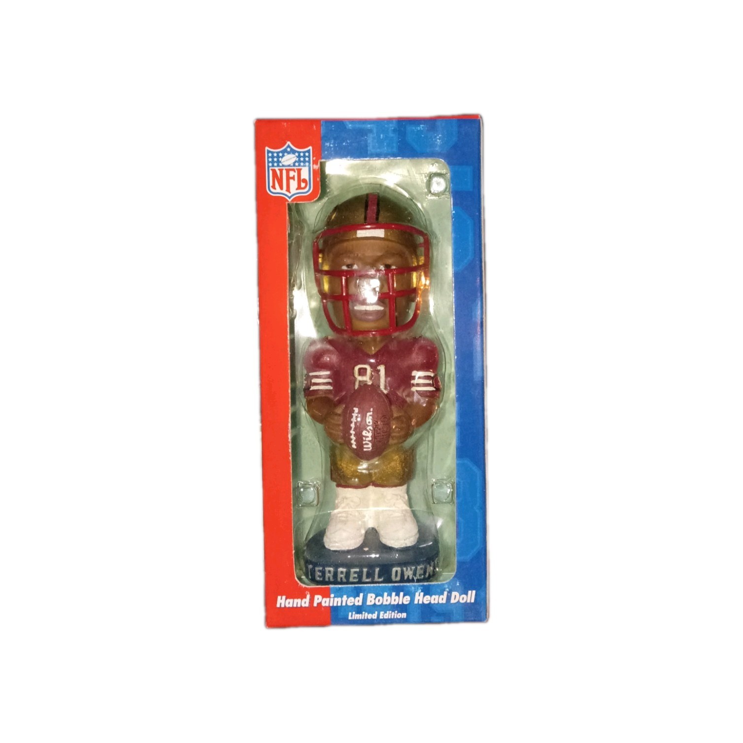 Bobble Dobbles Terrell Owens San Francisco 49ers Bobblehead NFL Football New