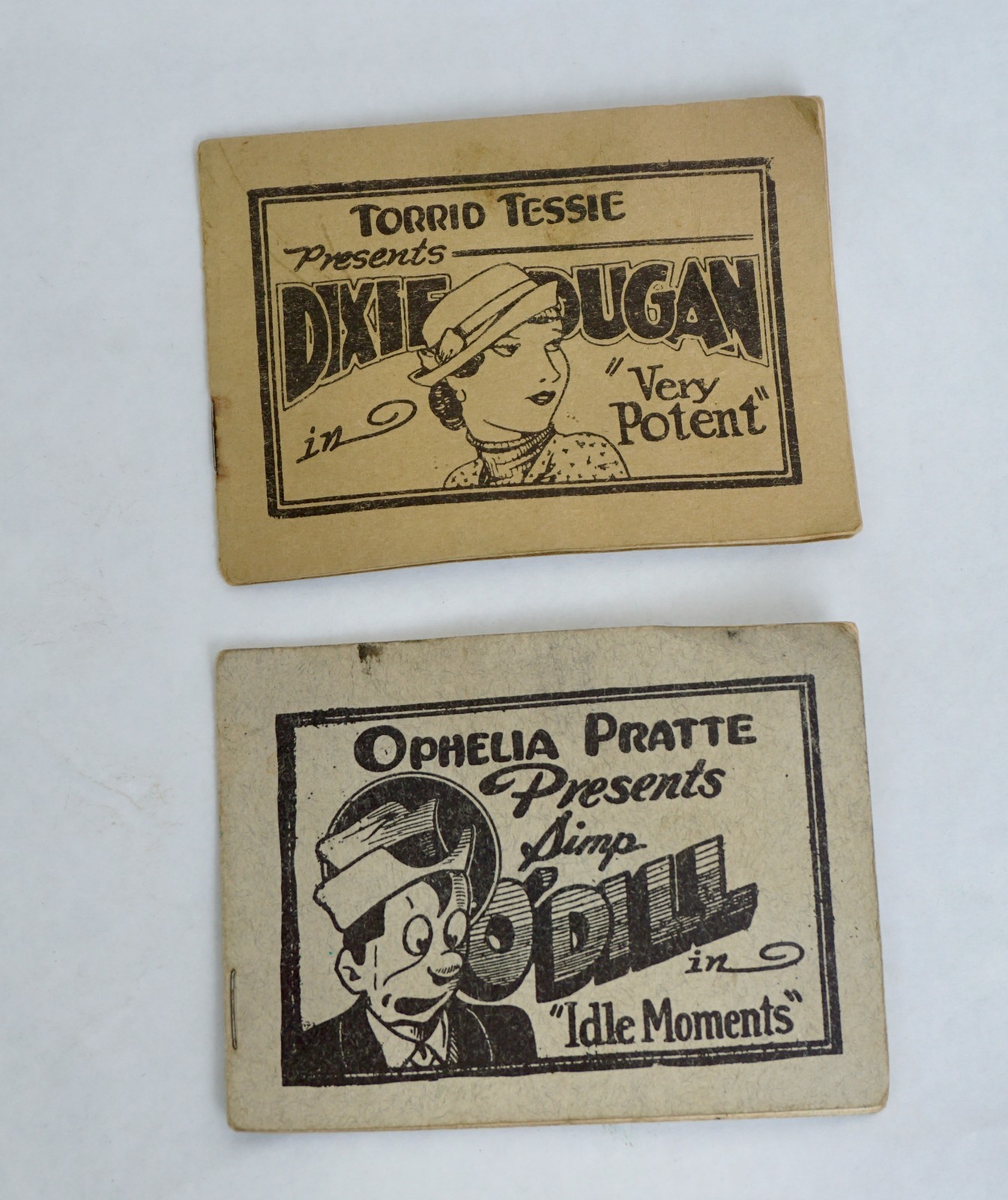 Dixie Dugan, Very Potent & Simp O\'Dill, Idle Moments. Tijuana Bibles, 8 Pager