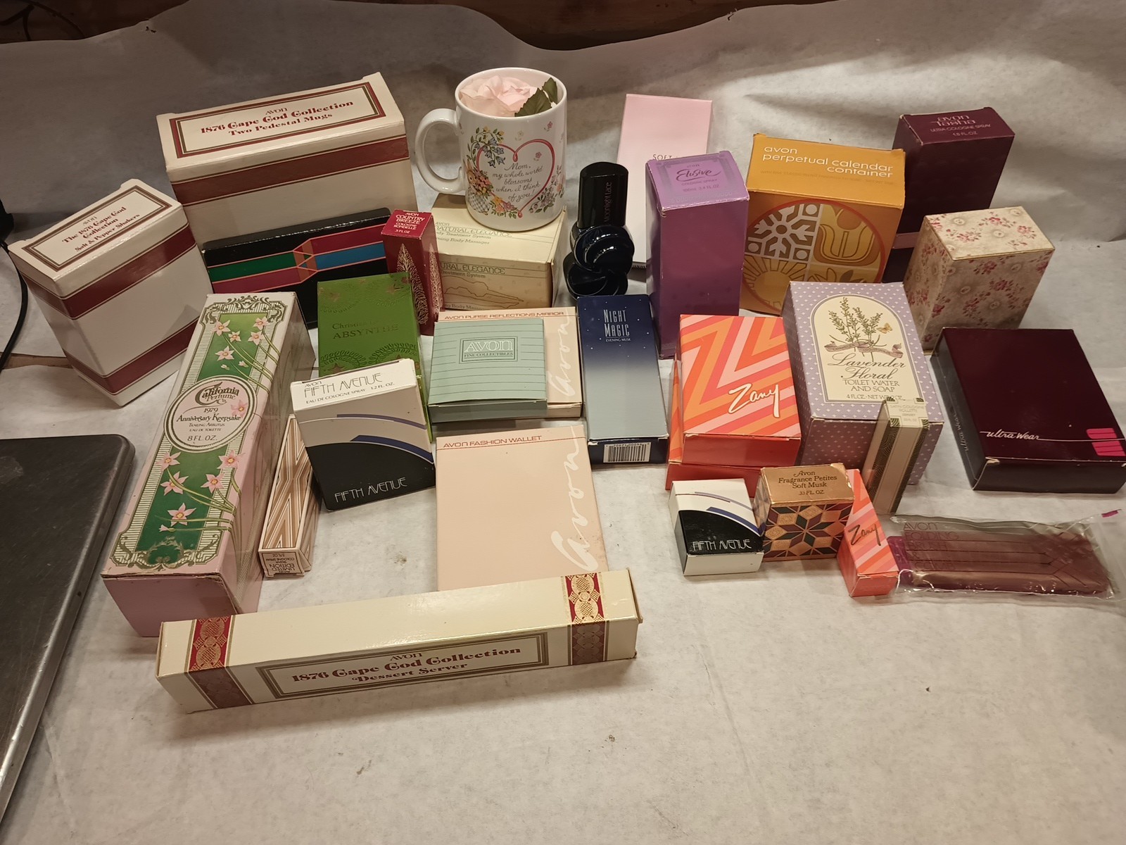 Vintage MixedLot of APROX 30 Avon Perfume Cologne Soap Bath Oil  Shower Soap Etc