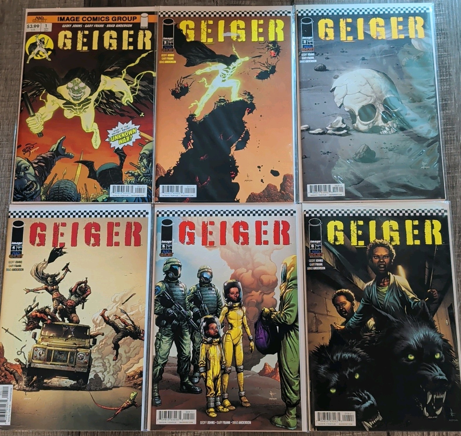 Geiger First Series 1-6 , New Series 1-24 and 4 Variants