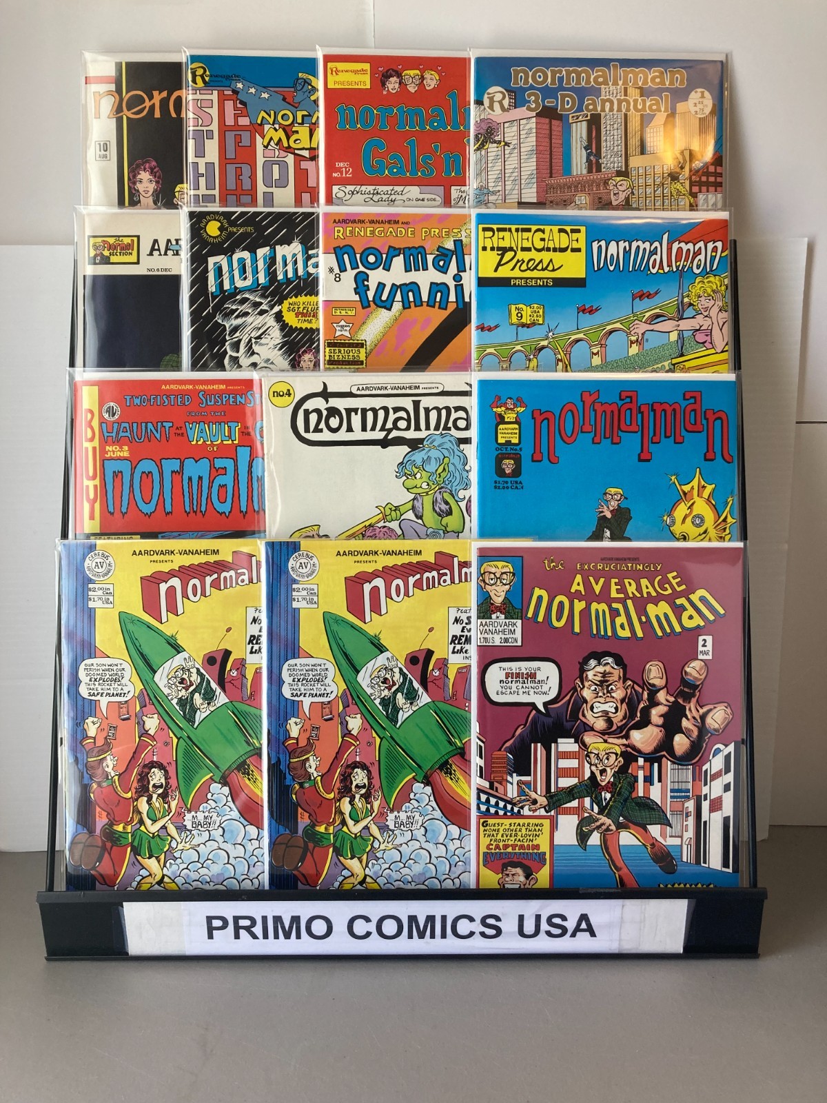 PRIMO:  NORMALMAN #1 1 2 3 4 5 6 7 8 9 10 11 12 An 1 Aardvark-Vanaheim comics a2
