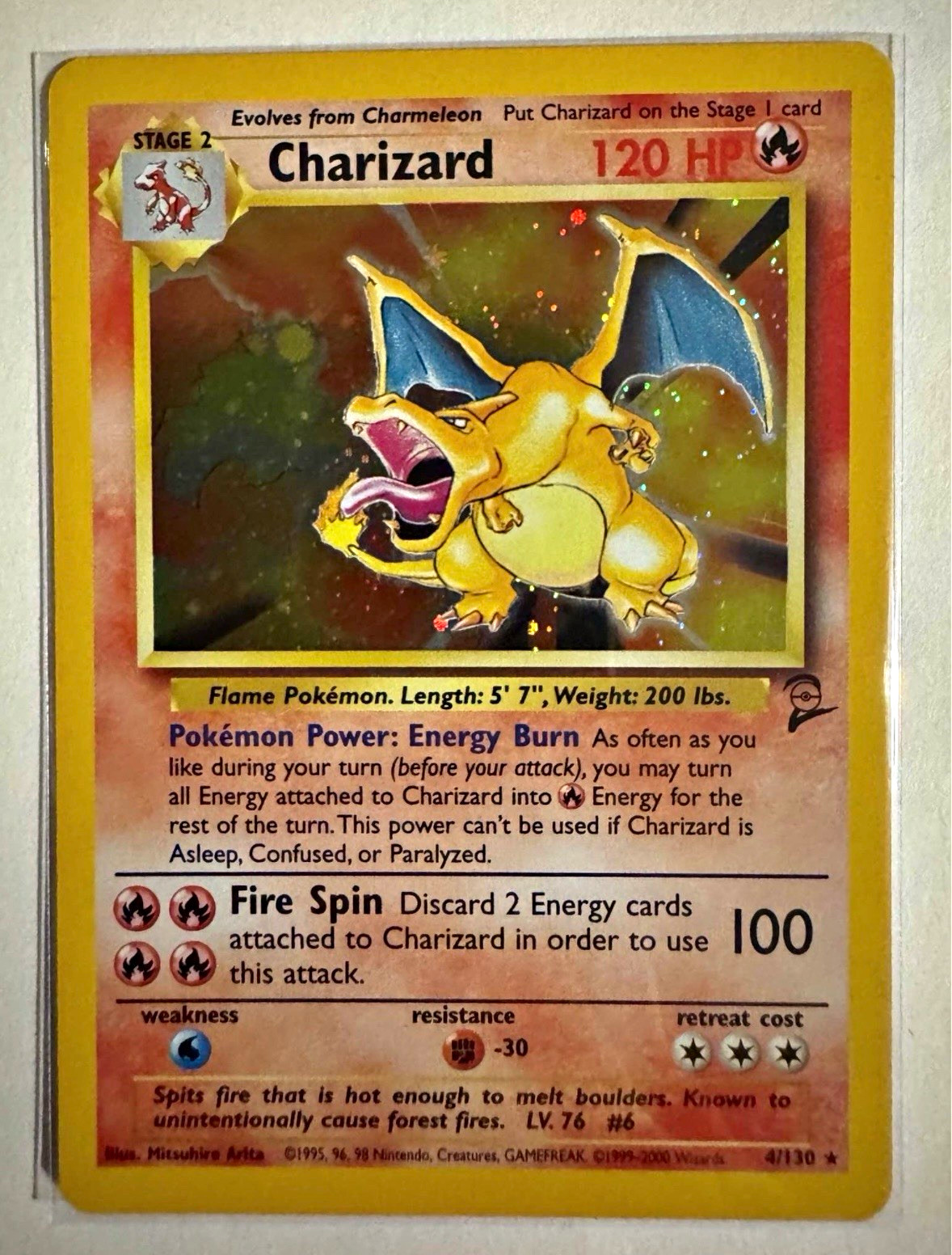 Pokémon TCG Vintage Holo Lot 5 Charizard Mewtwo Base/Fossil English 1999