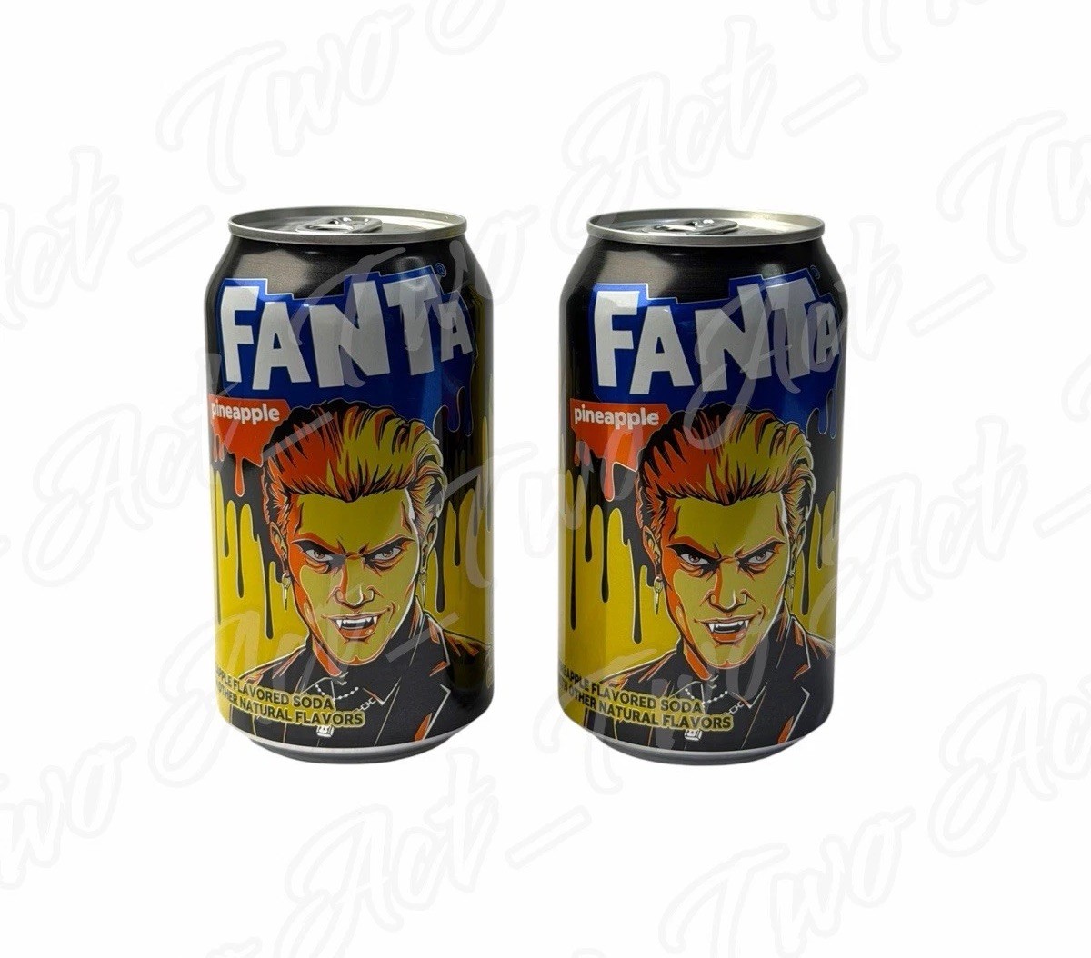 Fanta HORROR COLLECTOR Haunted Universe Vampire Halloween (2 Full 12oz Cans) NEW