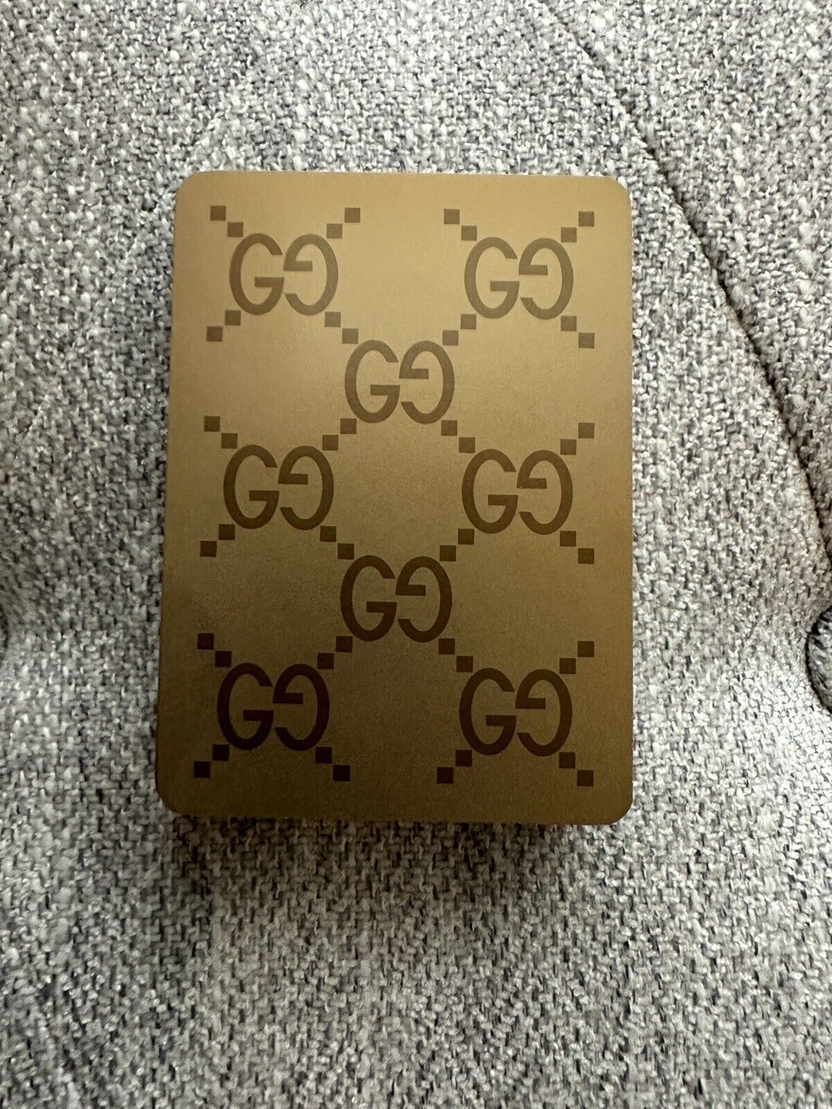 Unused Authentic Gucci Vintage GG Monogram Playing Cards