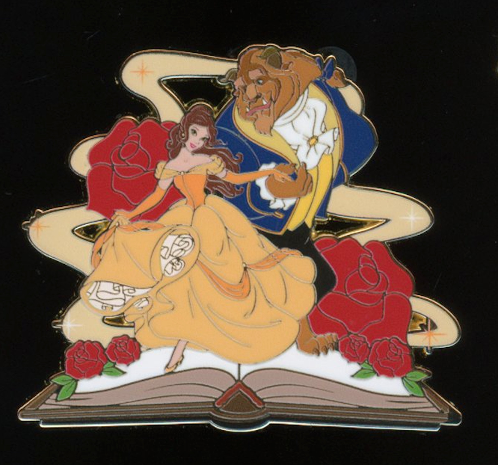 Boxlunch Disney Licensed Princess Storybook Mystery Beauty & the Beast Belle Pin
