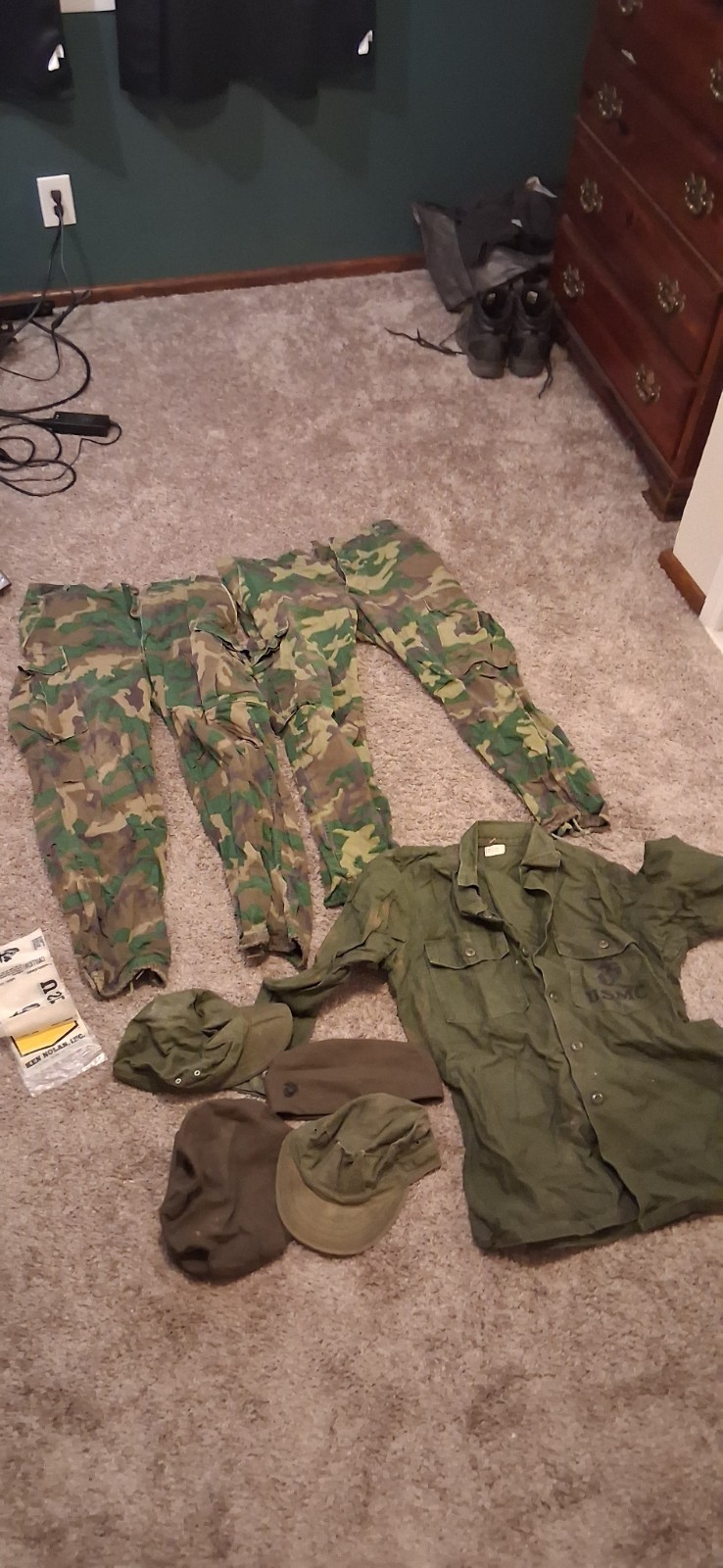 Vintage Marine Corps Vietnam War Era Clothing And More Lot Vintage Marine Corps Vietnam War Era Clothing And More Lot