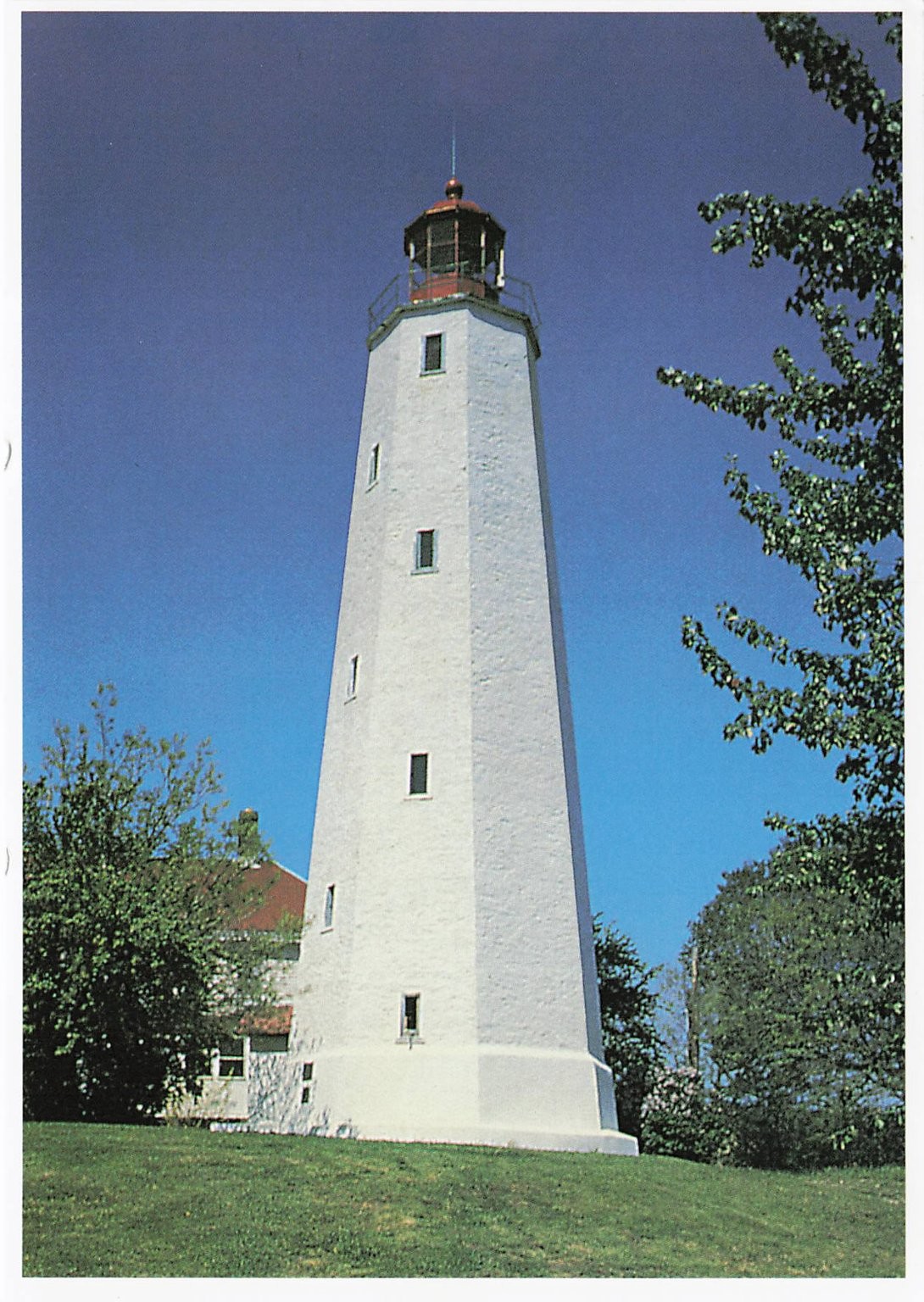 Sandy Hook Lighthouse Postcard - Oldest Operating US Lighthouse New Jersey