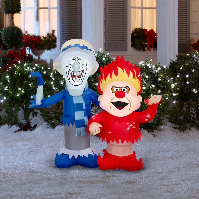 8251527 Gemmy Heat Miser Snow Miser 4 FT LED Airblown Christmas Inflatable