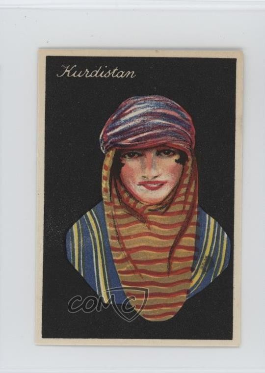 1929 Major Drapkin Girls of Many Lands Tobacco Kurdistan #30 04dx