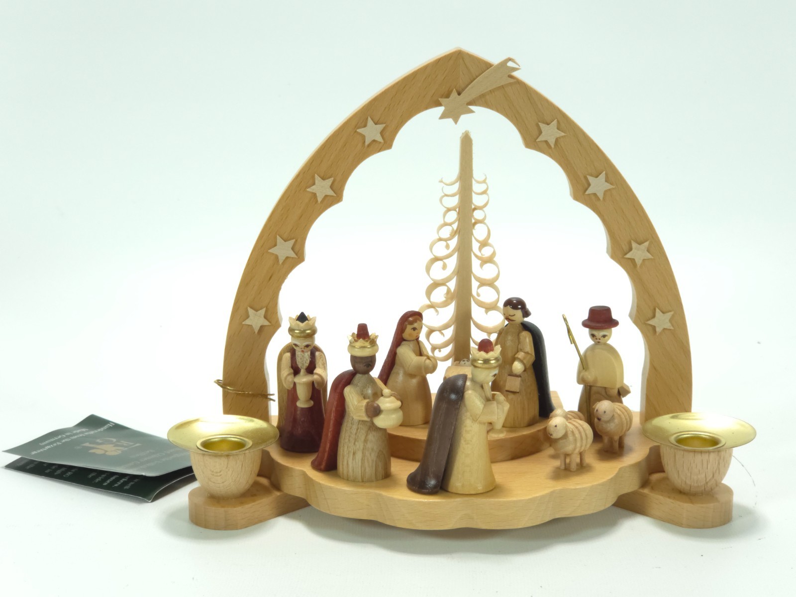 Richard Glässer German Christmas Nativity Arch made in Seiffen,...