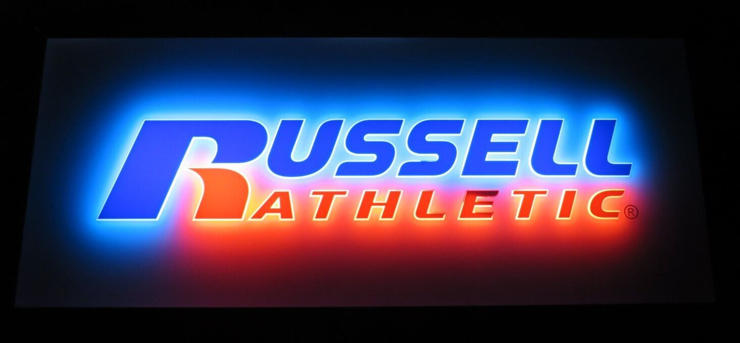 NEW Russell Athletic Lighted Store Display Sign 28\