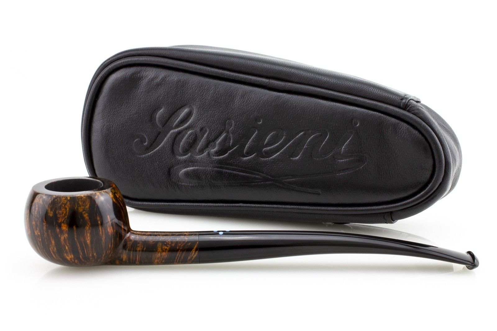 Pipe Sasieni 4 Dot Prince In Briar Walnut Polished Handmade