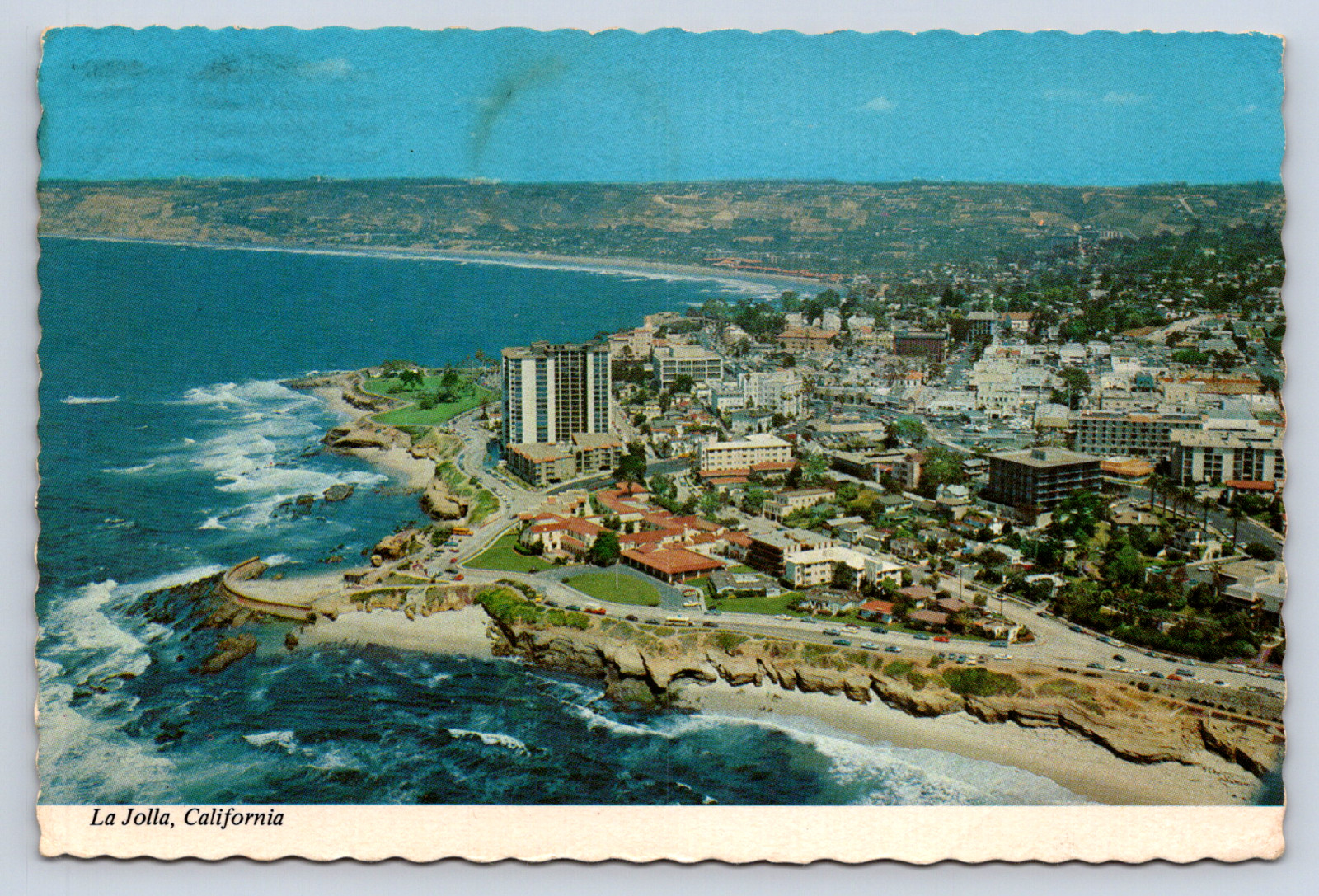 Vintage Postcard Coastal La Jolla California