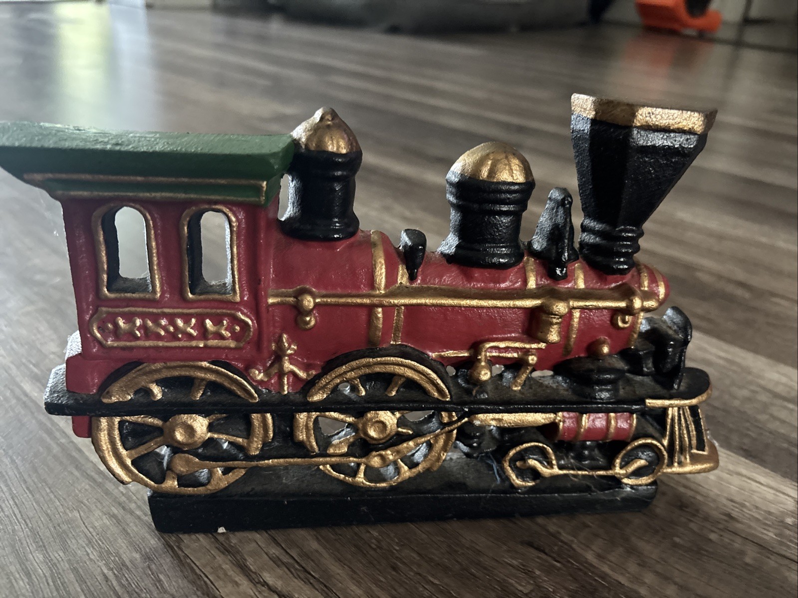 VINTAGE CAST IRON TRAIN DOORSTOP - 100% ORIGINAL