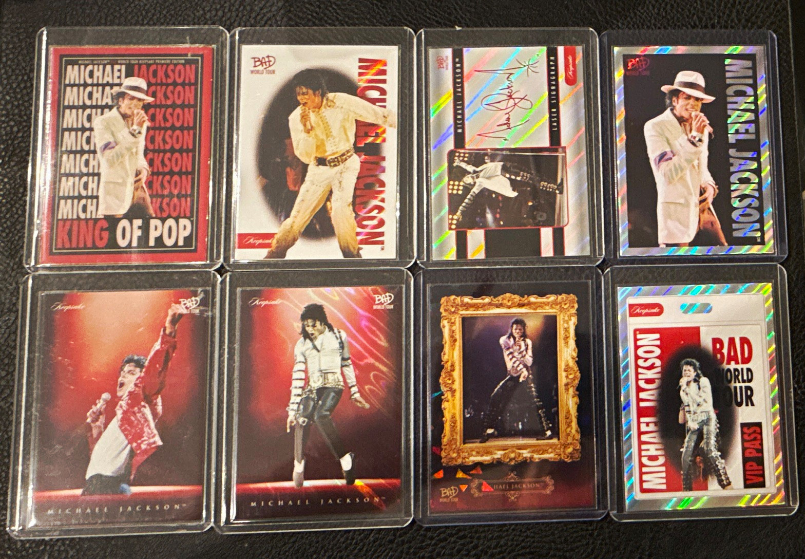 Michael Jackson Bad World Tour 2025 Non-Sport Trading Card Lot 8 Holo/Numbered Michael Jackson Bad World Tour 2025 Non-Sport Trading Card Lot 8 Holo/Numbered