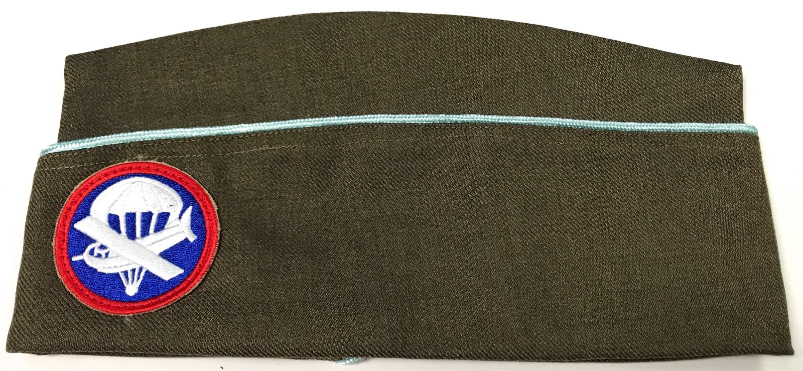WWII US AIRBORNE PARATROOPER PX OVERSEAS CAP, MID WAR- MEDIUM