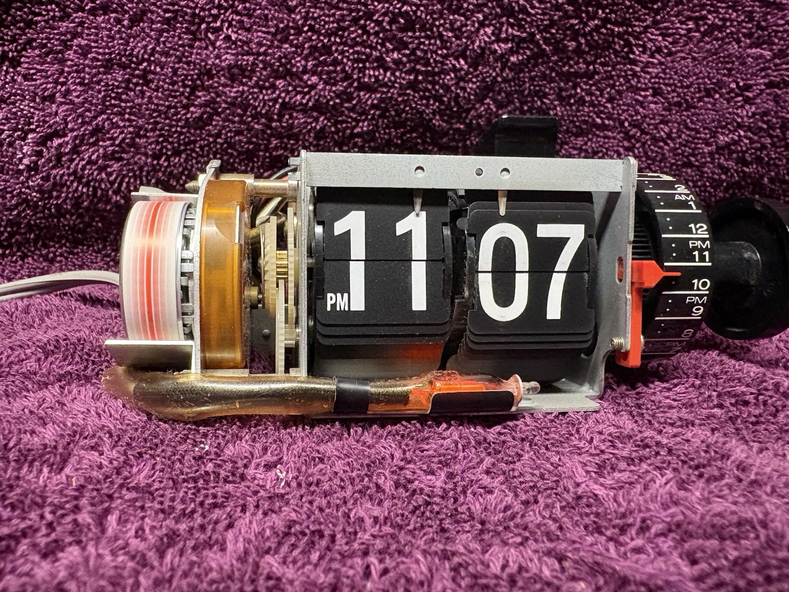 1975 Copal 227 Flip Clock Motor Mechanism Vintage - WORKING IN GREAT SHAPE