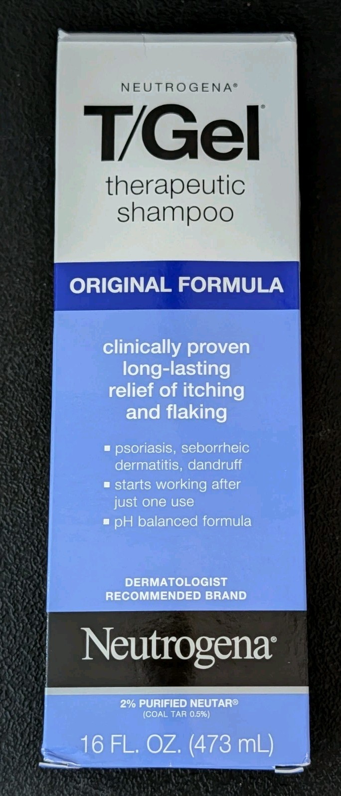 16oz Neutrogena T/Gel Therapeutic Shampoo Original Formula Bottle Anti-Dandruff