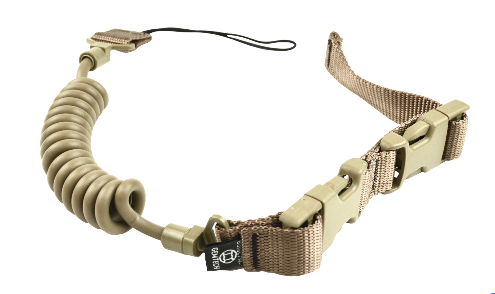 New Gemtech Tactical Retention Pistol Lanyard Tan