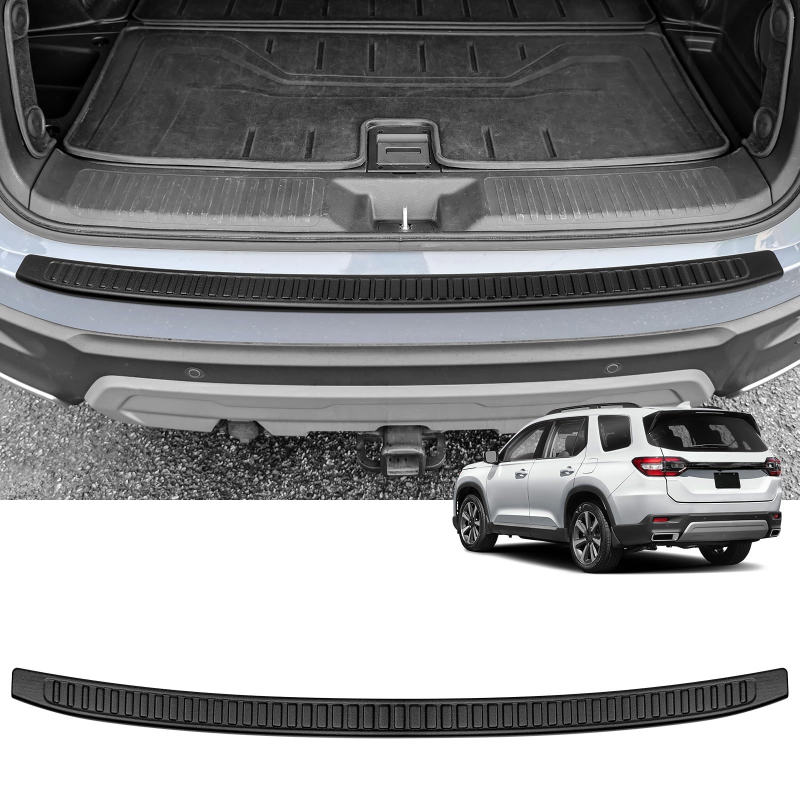 Rear Bumper Protector for Honda 2023-2025 2026 Pilot Car Accessories ABS Plas...