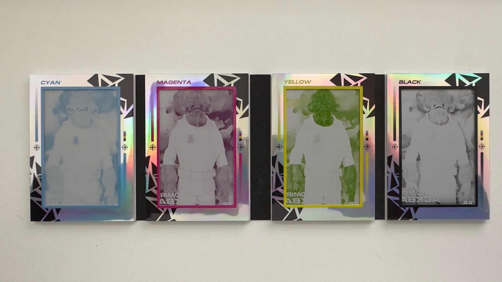 2024 Topps Star Wars Admiral Ackbar Chrome Printing Plate Book BC-121 1/1 RARE