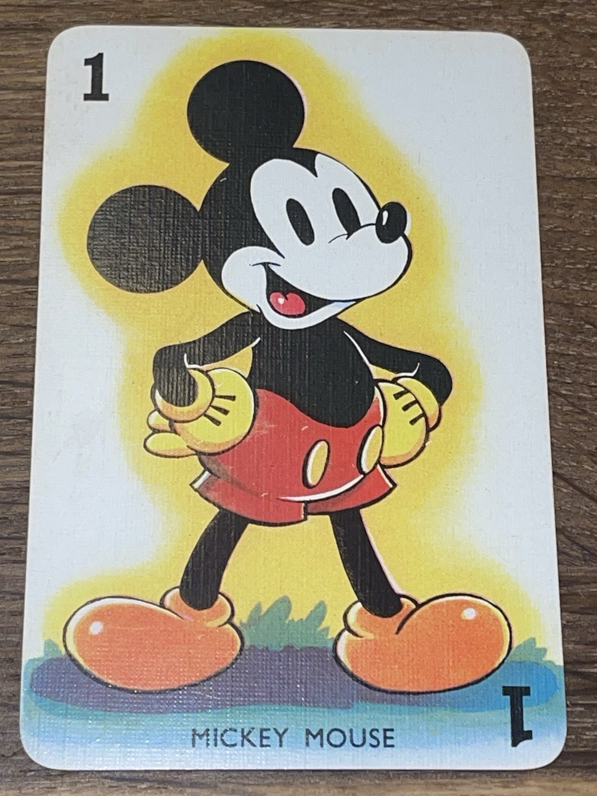 MICKEY MOUSE 1938 CASTELL BROS. LTD. SHUFFLED SYMPHONIES RARE EARLY DISNEY CARD