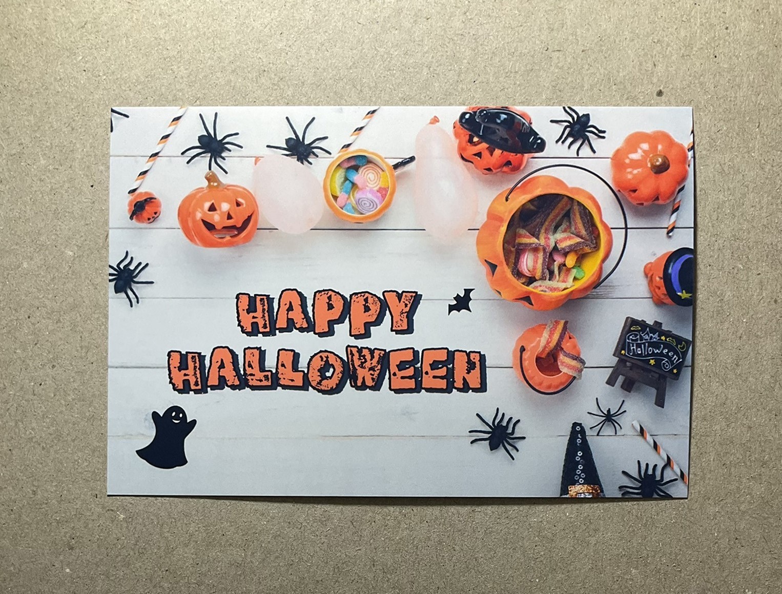 New postcard 4x6 Happy Halloween Greetings Card