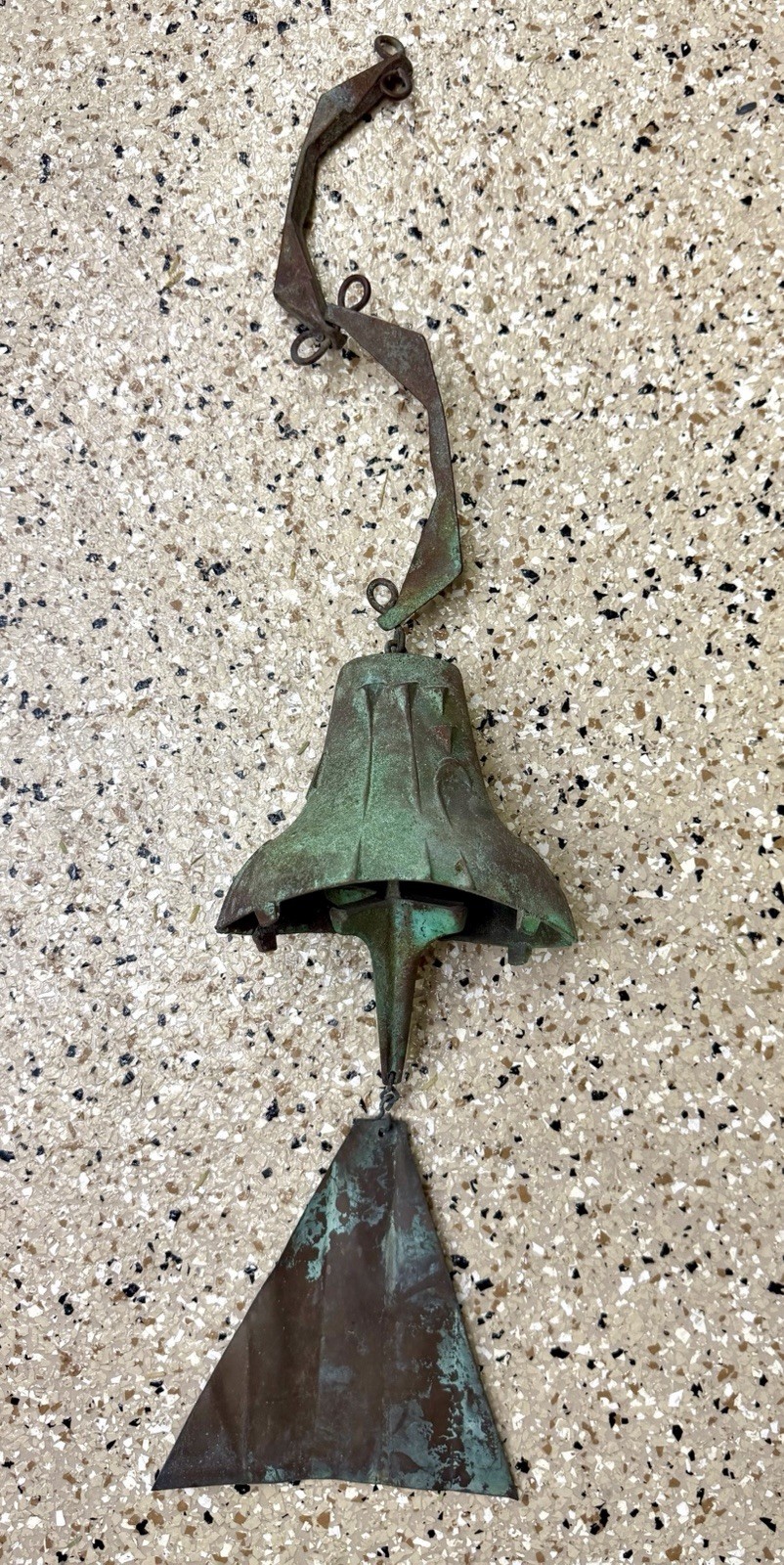 Vintage Paolo Soleri Bronze Bell Wind Chime w/ Signature Mark