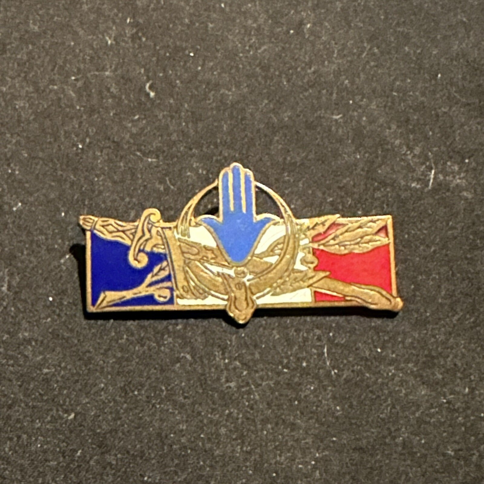 Algerian War French North Africa Campaign Badge Enameled Original