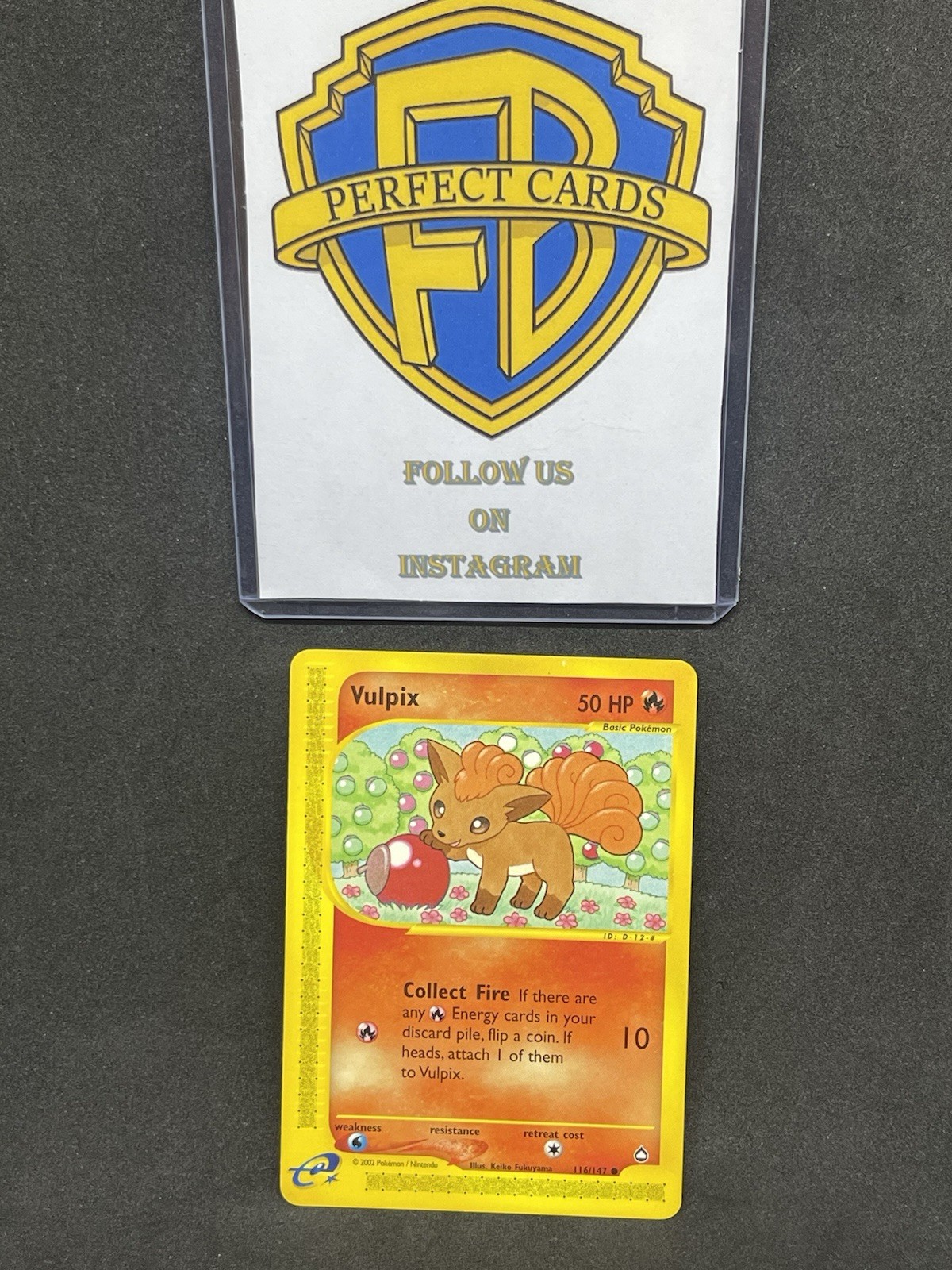 POKÉMON AQUAPOLIS VULPIX COMMON 116/147 NM ENG