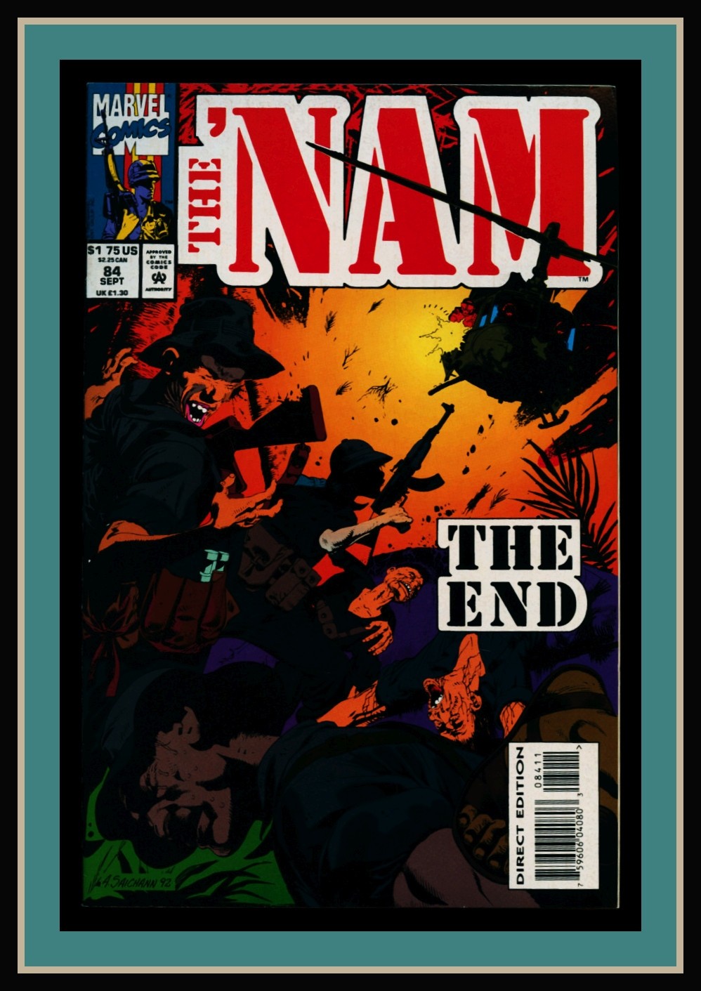 The 'Nam #84-1993 vf 8.0 The Nam Mike Harris Vietnam hard to find last issue
