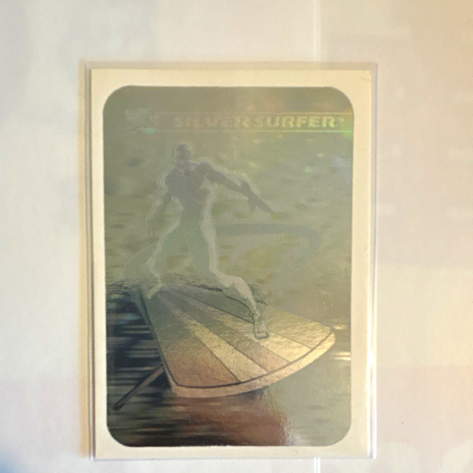 1990 Impel Marvel Universe Hologram Cards MH3 Silver Surfer Hologram Insert