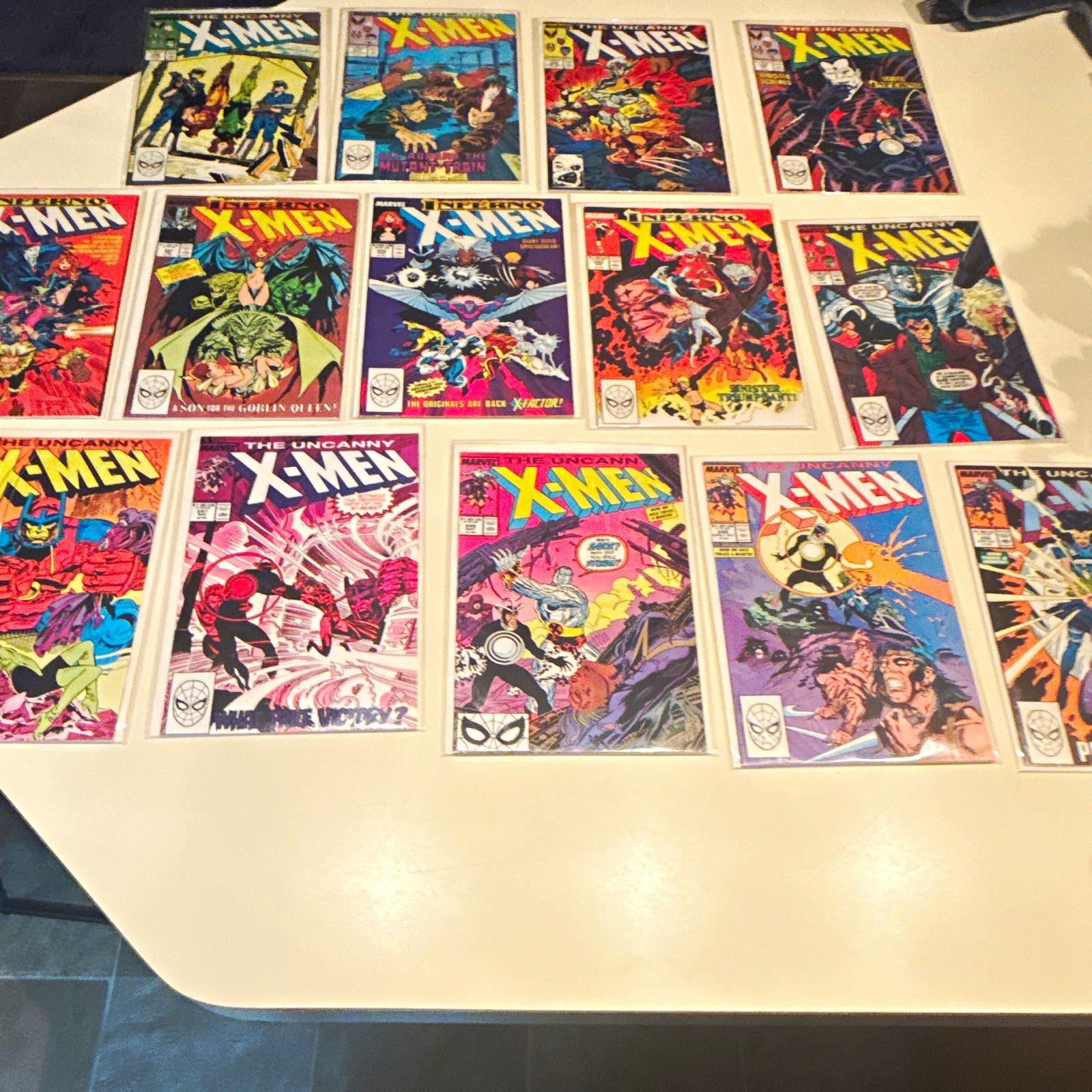 Marvel Uncanny X-Men 14 book lot very good or better cond. 1988/89