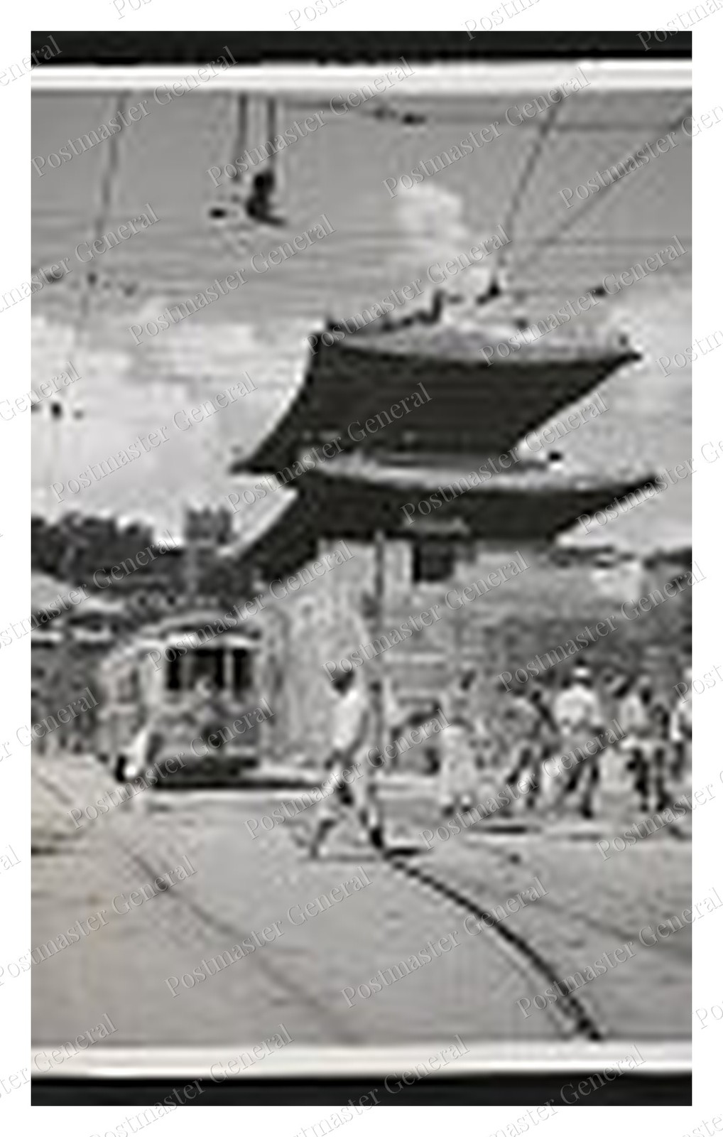 Seoul South Korea Streetcars Standard Postcard COPY RPPC