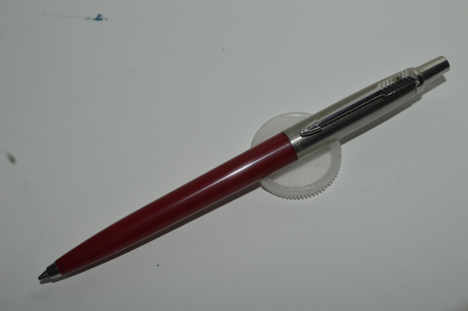 PARKER Jotter Ballpoint Pen Burgundy Circa 1st Quarter Of 1990 Made In USA