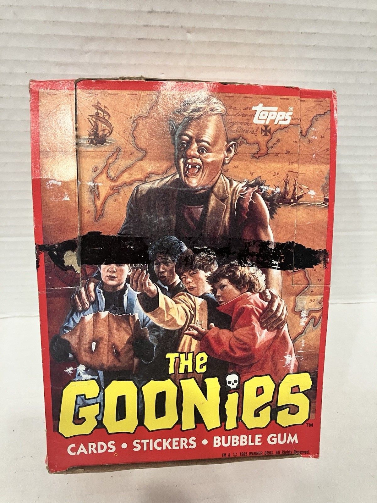 The Goonies 1985 Topps Cards/stickers Wax Packs EMPTY Box ONLY