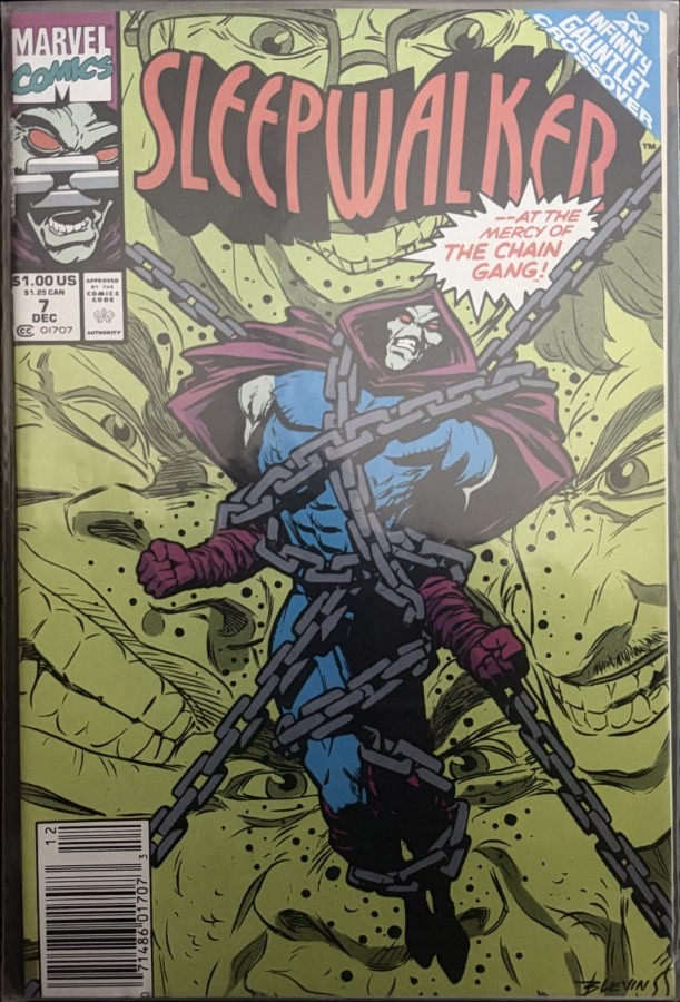 Sleepwalker #7-10 Comic Book Lot 4 Issues Marvel 1991-1992