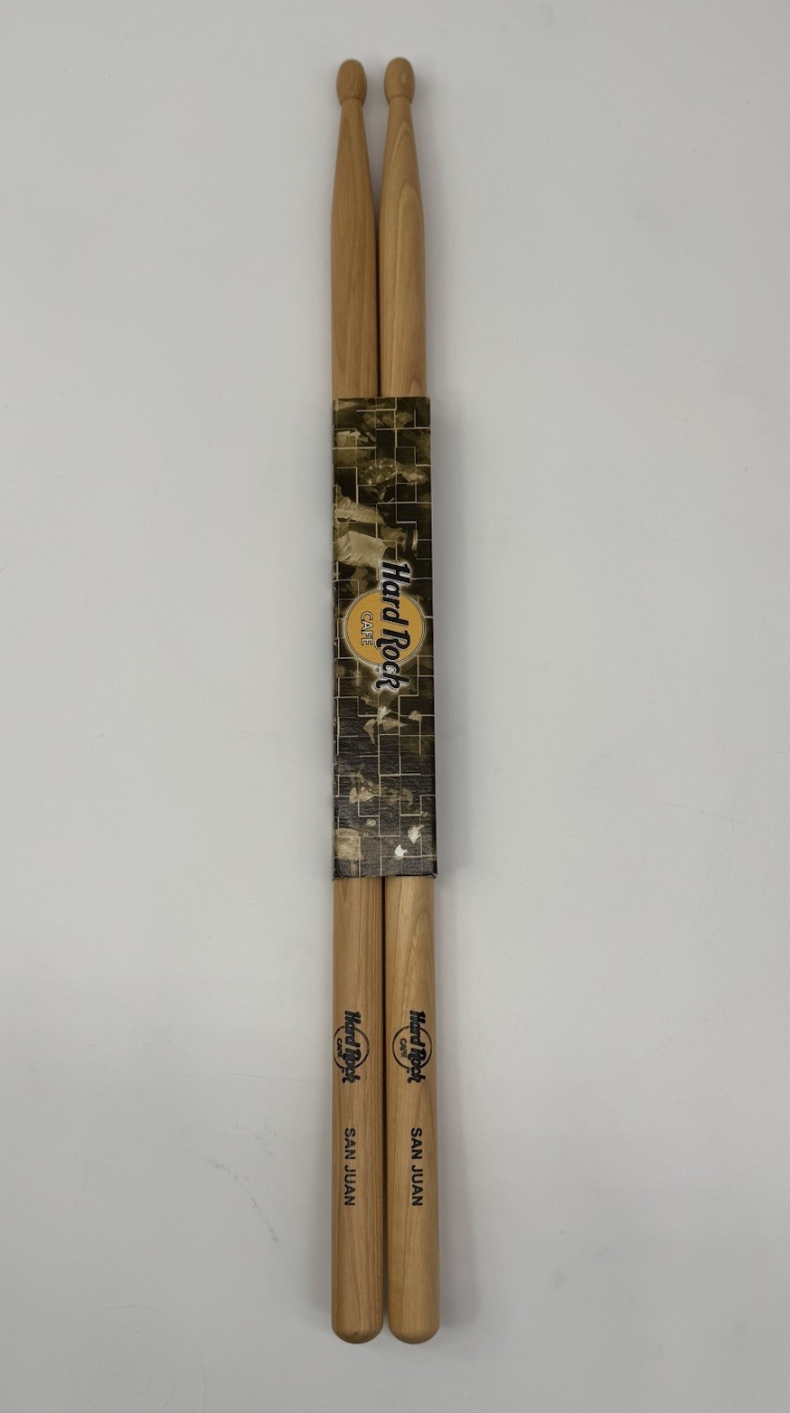 Hard Rock Café Cayman Islands 16” Drumsticks USA Made Rare Location New Unused