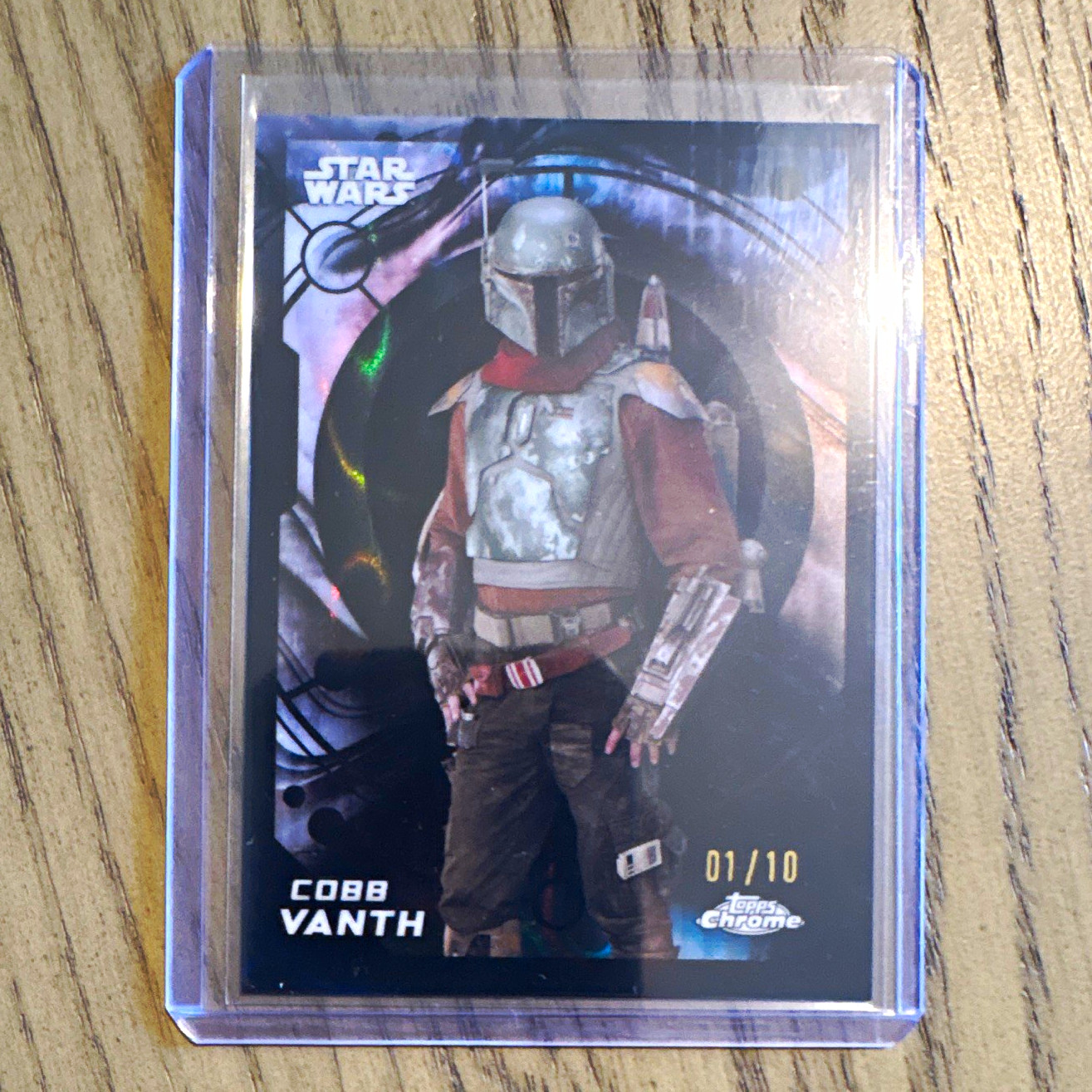 Topps 2026 Star Wars Topps Chrome Cobb Vanth 01/10 Serial Numbered Card