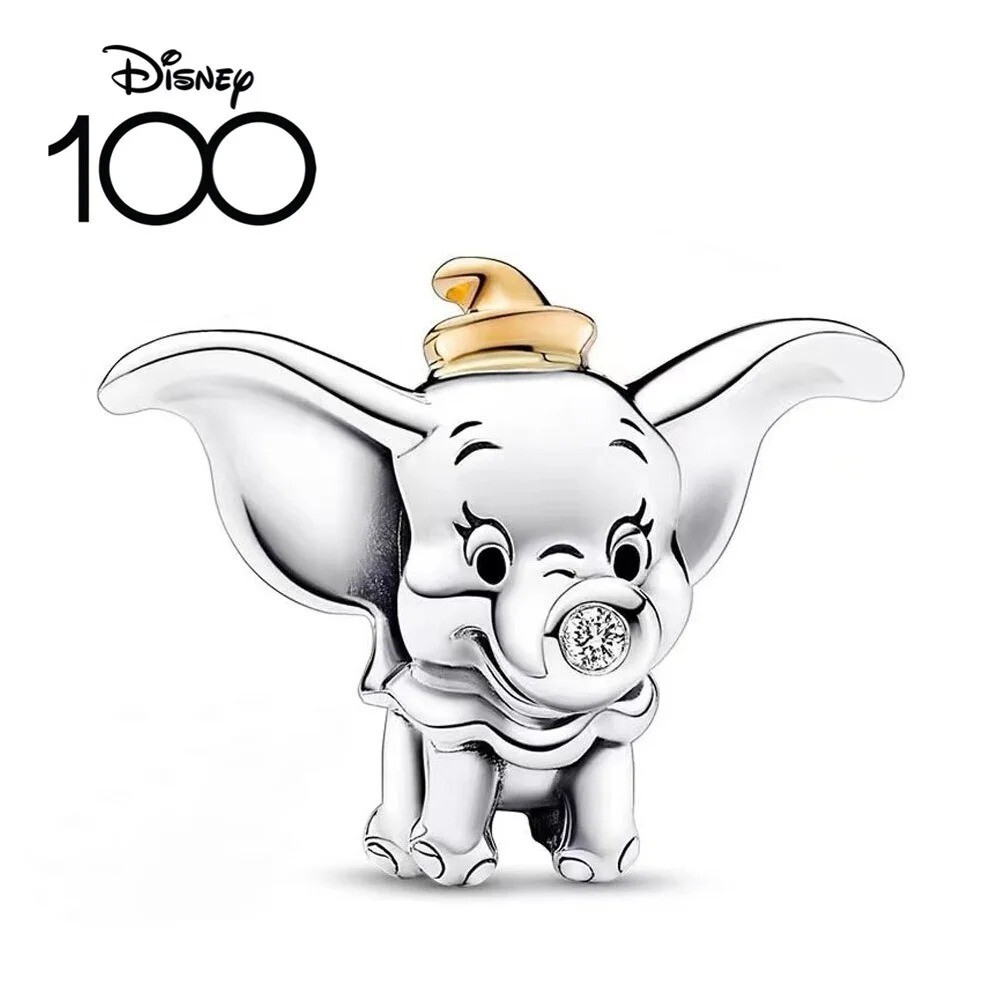 2023 Disney 100 Anniversary Dumbo Sterling Silver Charm Bead