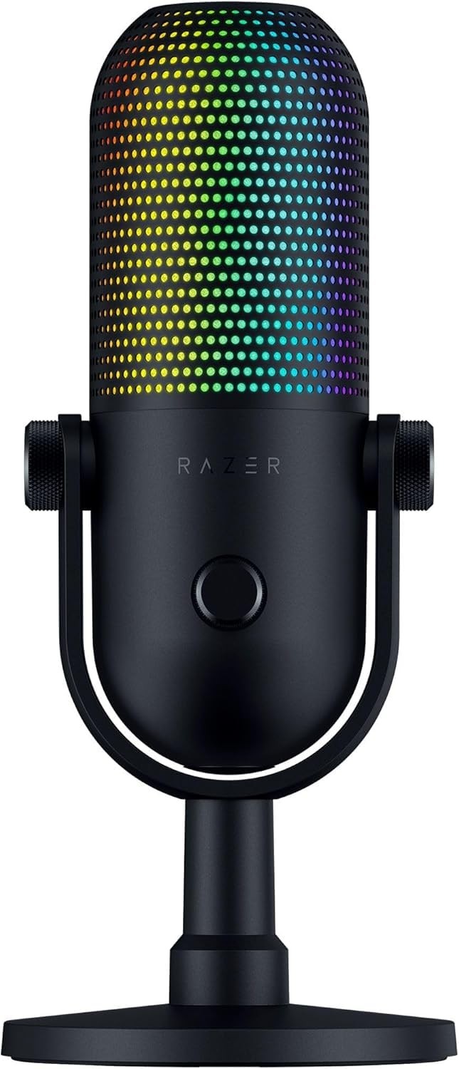 Seiren V3 Chroma Condenser Microphone, Multifunction, Tap-Type Mute Sensor, Gam_