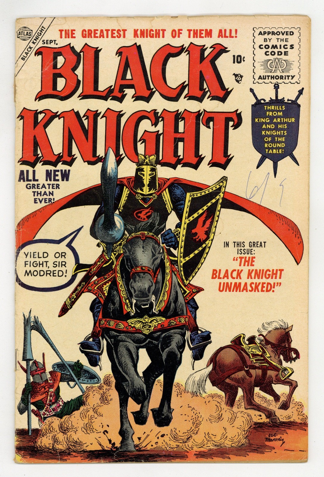 Black Knight #3 GD/VG 3.0 1955